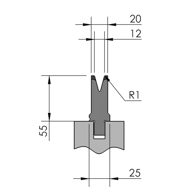 Matrice type Wila Arrow OZU052 Lg 515