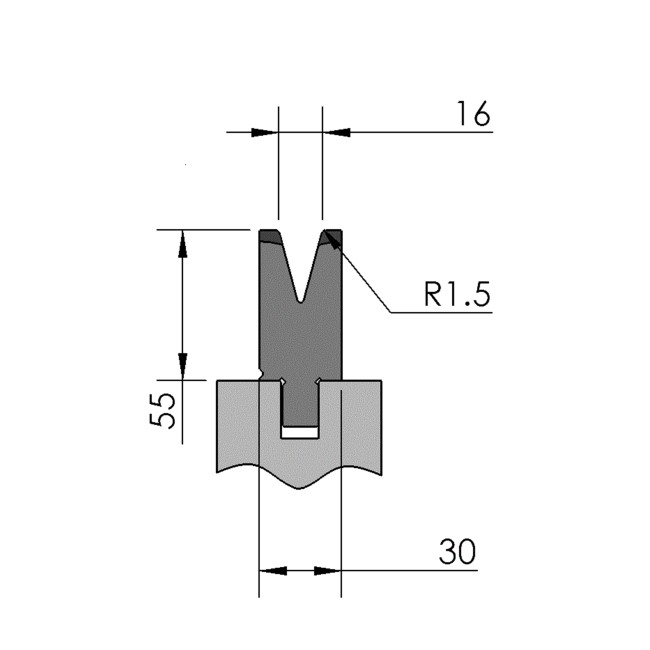 Matrice type Wila Arrow OZU053 Lg 515