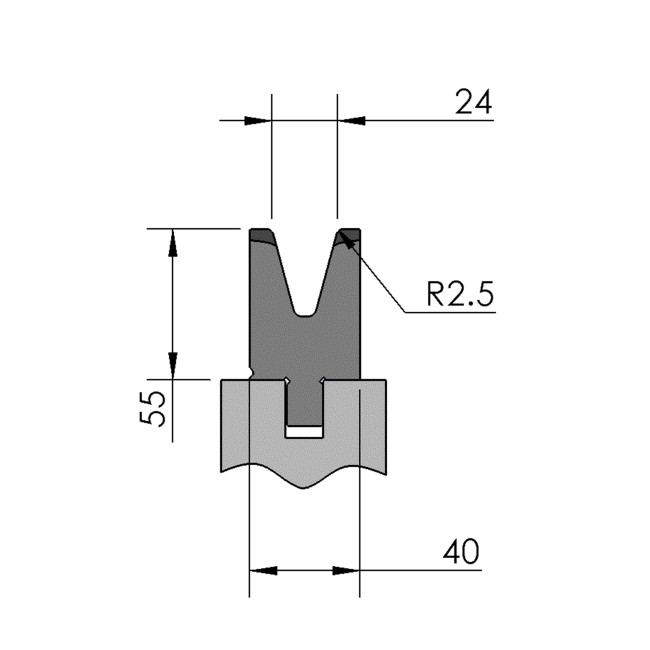 Matrice type Wila Arrow OZU054 Lg 515