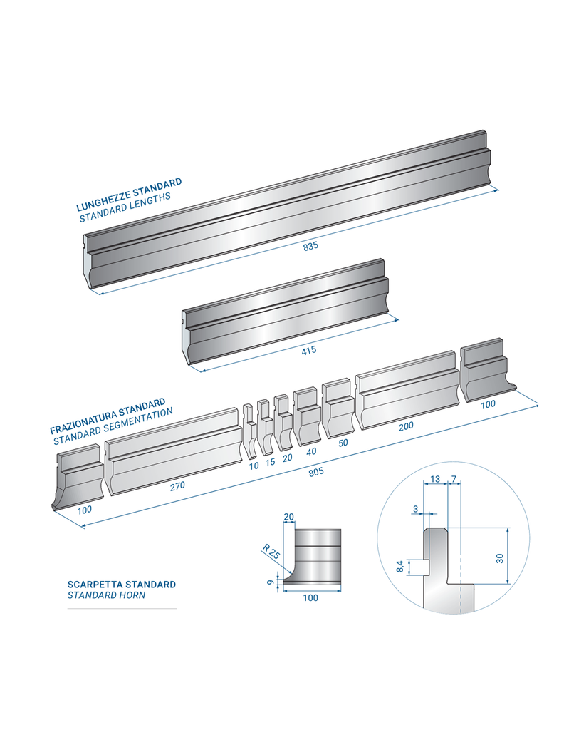 Poinçon type Amada neuf Arrow référence 1178 Lg 415
