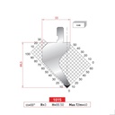 Poinçon type Amada Arrow N°1015 Lg 805 Fractionné