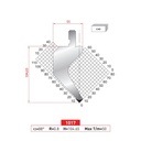 Poinçon type Amada Arrow N°1017 Lg 805 Fractionné