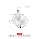 Poinçon type Amada neuf Arrow référence 1022 Lg 805 Fractionné