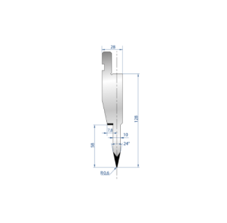 Poinçon N°1196 Lg 805 Fractionné