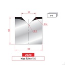 Matrice 1V type AMADA neuve ARROW référence 2020 Lg 805 Fractionné