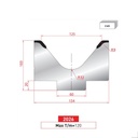 Matrice 1V type AMADA neuve ARROW référence 2026 Lg 805 Fractionné