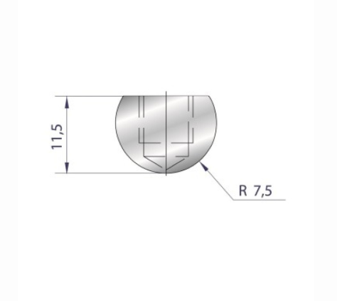 Outil à rayonner neuf ARROW référence 1101 Lg 835