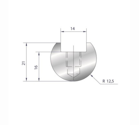 Outil à rayonner ARROW N°1107 Lg 835