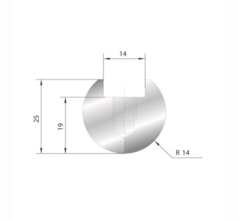 Outil à rayonner ARROW N°1109 Lg 835