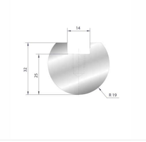 Outil à rayonner ARROW N°1112 Lg 835