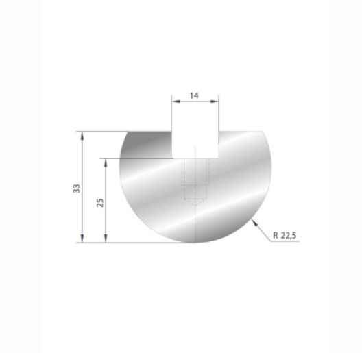 Outil à rayonner neuf ARROW référence 1113 Lg 835