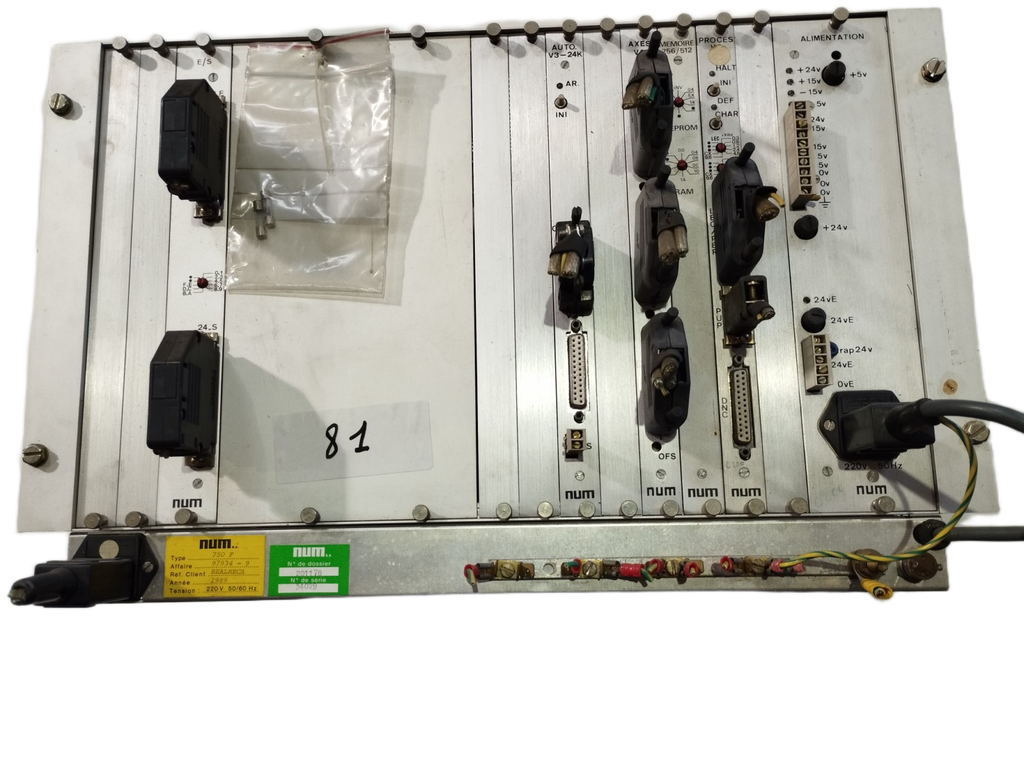 Rack de cartes NUM