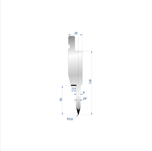 [2NTPLI_EUROSTAMP1195_2F] Poinçon N°1195 Lg 805 Fractionné