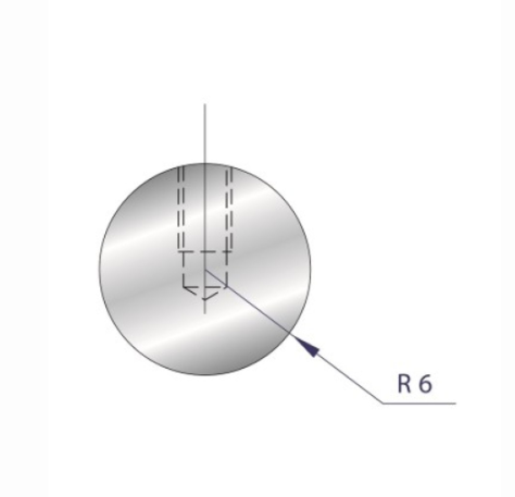 [2NTPLI_EUROSTAMP1186] Outil à rayonner neuf ARROW référence 1186 Lg 835
