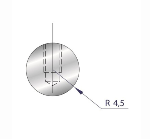 [2NTPLI_EUROSTAMP1183_1] Outil à rayonner neuf ARROW référence 1183 Lg 415