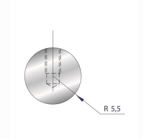 [2NTPLI_EUROSTAMP1185_1] Outil à rayonner neuf ARROW référence 1185 Lg 415