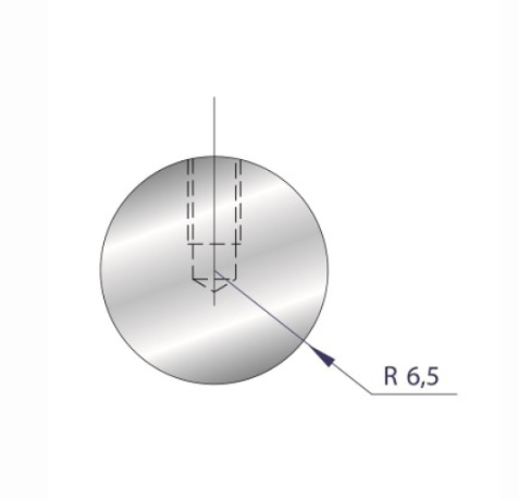 [2NTPLI_EUROSTAMP1187_1] Outil à rayonner neuf ARROW référence 1187 Lg 415
