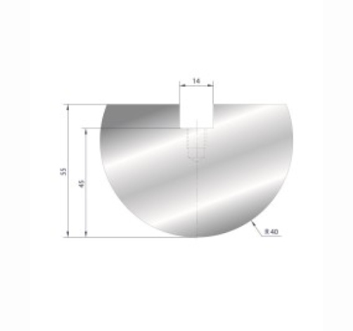 [2NTPLI_EUROSTAMP1116_1] Outil à rayonner ARROW N°1116 Lg 415