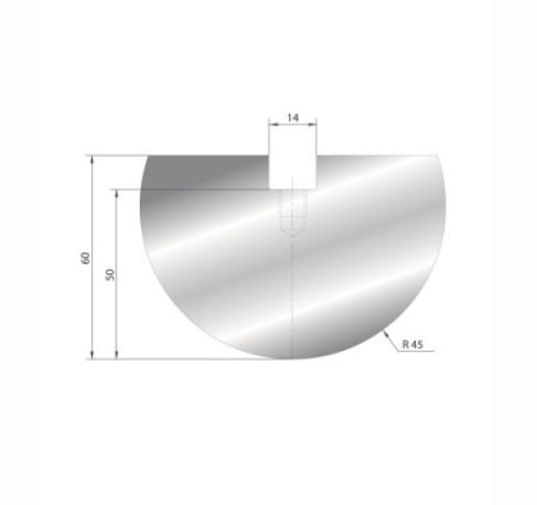 [2NTPLI_EUROSTAMP1117_1] Outil à rayonner ARROW N°1117 Lg 415