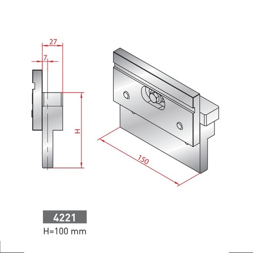 [2NTPLI_EUROSTAMP4221] Intermédiaire neuf ARROW référence 4221 Lg 150