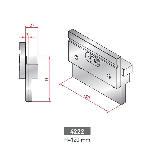 [2NTPLI_EUROSTAMP4222] Intermédiaire type Amada N°4222