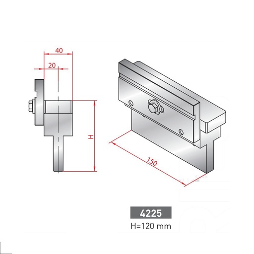 [2NTPLI_EUROSTAMP4225] Intermédiaire type Amada N°4225